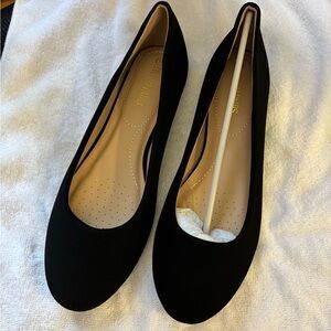 NWT in box Dreampairs Black Velvet Round Toe Flats Size 11